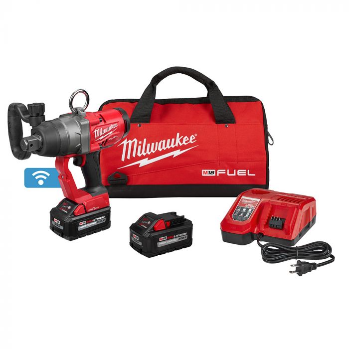 Milwaukee M18 FUEL 18 Volt Lithium-Ion Brushless Cordless 1 in. High Torque Impact Wrench with ONE-KEY Kit Model