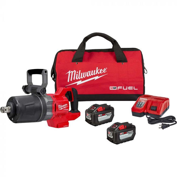 Milwaukee M18 FUEL 18 Volt Lithium-Ion Brushless Cordless 1" D-Handle High torque Impact Wrench w/ONE KEY Kit Model#: 2868-22HD