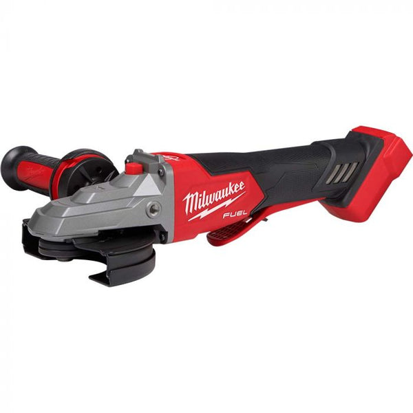 Milwaukee M18 FUEL 5" Flathead Braking Grinder, Paddle Switch No-Lock Model#: 2886-20