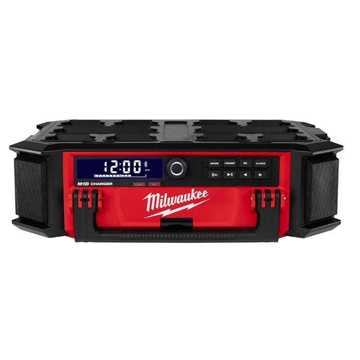 Milwaukee M18 18 Volt Lithium-Ion Cordless PACKOUT Radio + Charger - Tool Only Model