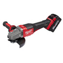Milwaukee M18 FUEL 18 Volt Lithium-Ion Brushless Cordless 4-1/2 in.-6 in. No Lock Braking Grinder with Paddle Switch Two Battery Model