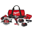 Milwaukee M18 18 Volt Lithium-Ion Cordless Brushless 2 Pc Combo Kit Model