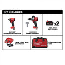 Milwaukee M18 FUEL 18-Volt Lithium-Ion Brushless Cordless Surge Impact Driver/Hammer Drill Combo Kit - 2 Tool Model