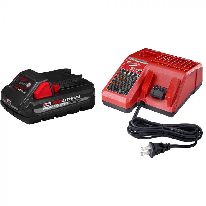 Milwaukee M18 18 Volt Lithium-Ion Cordless REDLITHIUM HIGH OUTPUT CP3.0 Starter Kit Model