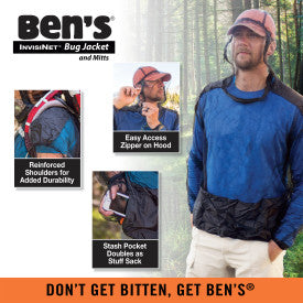 Ben's InvisiNet Bug Jacket & Mitts L/XL