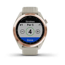 Garmin Approach® S42, Rose Gold with Light Sand Band Model