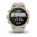 Garmin Descent Mk2S, Light Gold with Light Sand Silicone Band Model