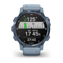 Garmin Descent Mk2S, Mineral Blue with Sea Foam Silicone Band Model