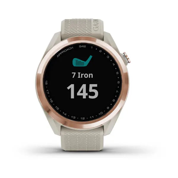 Garmin Approach® S42, Rose Gold with Light Sand Band Model