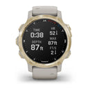 Garmin Descent Mk2S, Light Gold with Light Sand Silicone Band Model