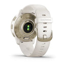 Garmin Venu 2 Plus - Cream Gold Bezel with Ivory Case and Silicone Band Model