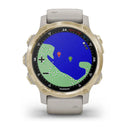 Garmin Descent Mk2S, Light Gold with Light Sand Silicone Band Model