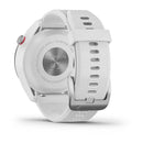 Garmin Approach® S42, Polished Silver with White Band Model