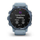 Garmin Descent Mk2S, Mineral Blue with Sea Foam Silicone Band Model