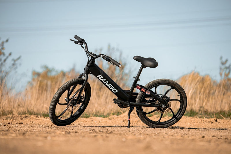 Rambo Trailbreaker 20" Youth Electric Bicycle, Matte Black, Model