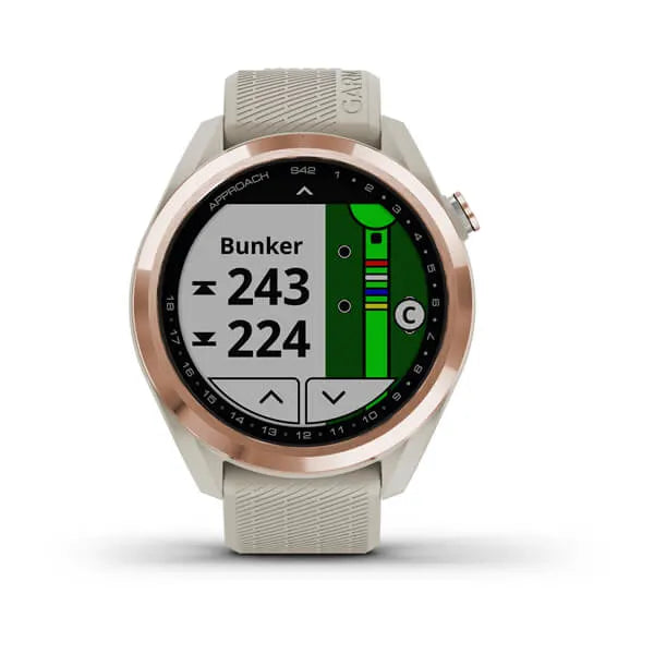 Garmin Approach® S42, Rose Gold with Light Sand Band Model