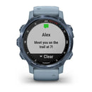 Garmin Descent Mk2S, Mineral Blue with Sea Foam Silicone Band Model