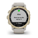 Garmin Descent Mk2S, Light Gold with Light Sand Silicone Band Model
