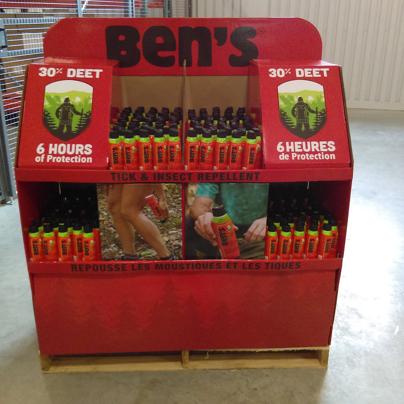 Ben's 30 Tick and Insect Repellent 170g 200pc Half Pallet Display