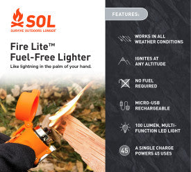 SOL Fire Lite Fuel-Free Lighter